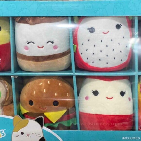 NEW SPECIAL COLLECTOR'S Mini Food Plush Squishmallows 8-Pack Set - 5 Inch - Picture 5 of 5